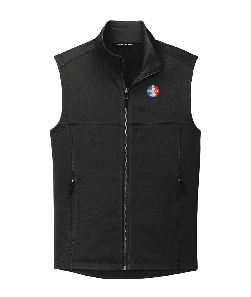 NWBA Officially Licensed - "Port Authority® Collective Smooth Fleece Vest" - Men