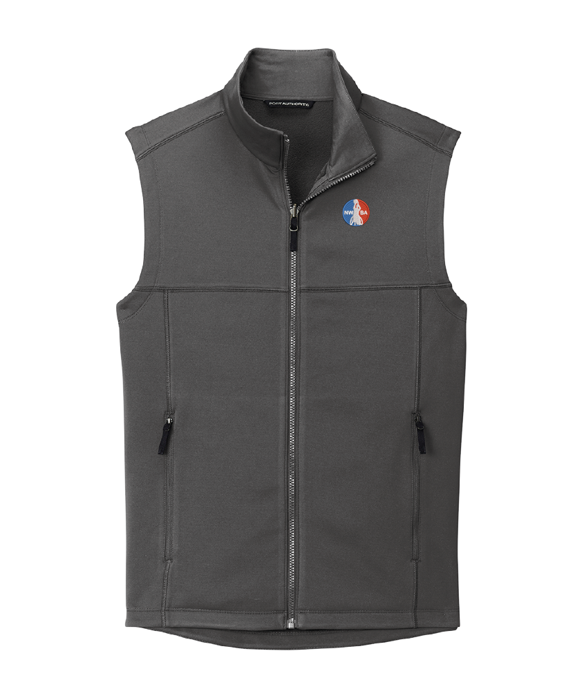 NWBA Officially Licensed - "Port Authority® Collective Smooth Fleece Vest" - Men