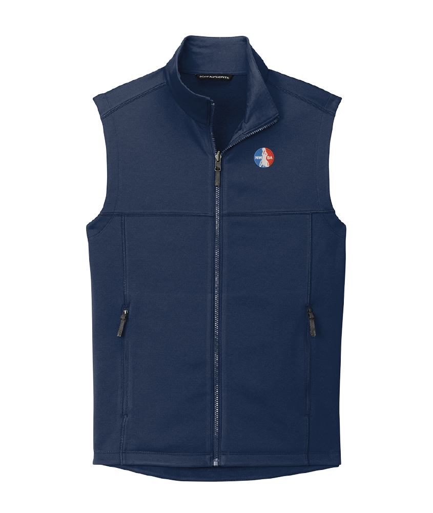 NWBA Officially Licensed - "Port Authority® Collective Smooth Fleece Vest" - Men