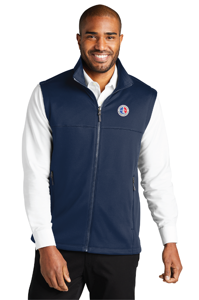 NWBA Officially Licensed - "Port Authority® Collective Smooth Fleece Vest" - Men