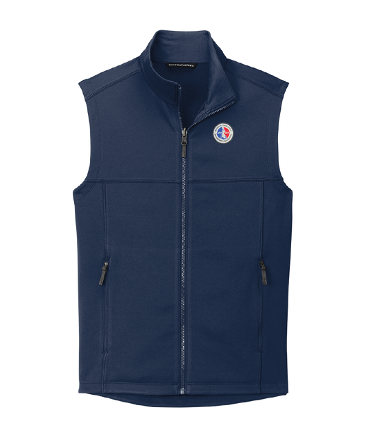 NWBA Officially Licensed - Woven Applique NWBA Logo Men's Smooth Fleece Vest