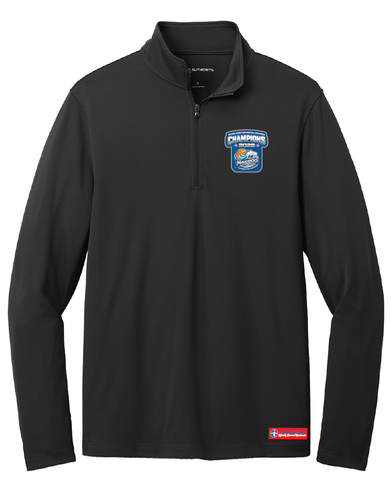 NWBA Officially Licensed – Dallas Jr Wheelchair Mavericks – 2026 National Champions – Men’s Performance 1/4 Zip