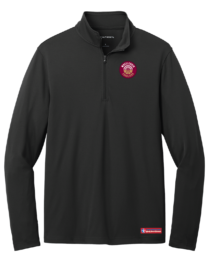 NWBA Officially Licensed - Cleveland Wheelchair Cavaliers - Men's Performance 1/4 ZIP