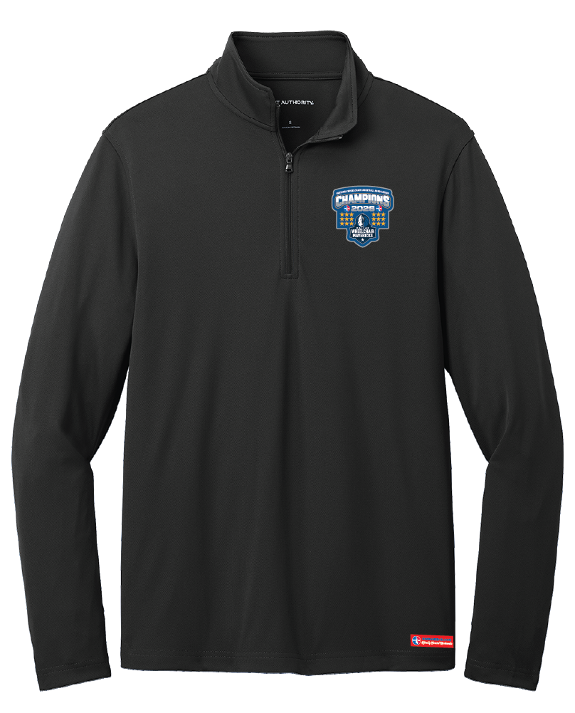 NWBA Officially Licensed – Dallas Wheelchair Mavericks – 2026 National Champions – Men’s Performance 1/4 Zip