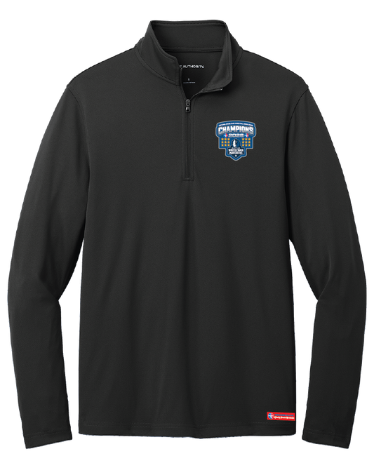 NWBA Officially Licensed – Dallas Wheelchair Mavericks – 2026 National Champions – Men’s Performance 1/4 Zip
