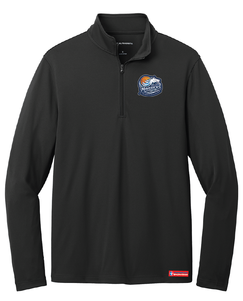 NWBA Officially Licensed - Dallas Jr Wheelchair Mavericks - Men's Performance 1/4 ZIP