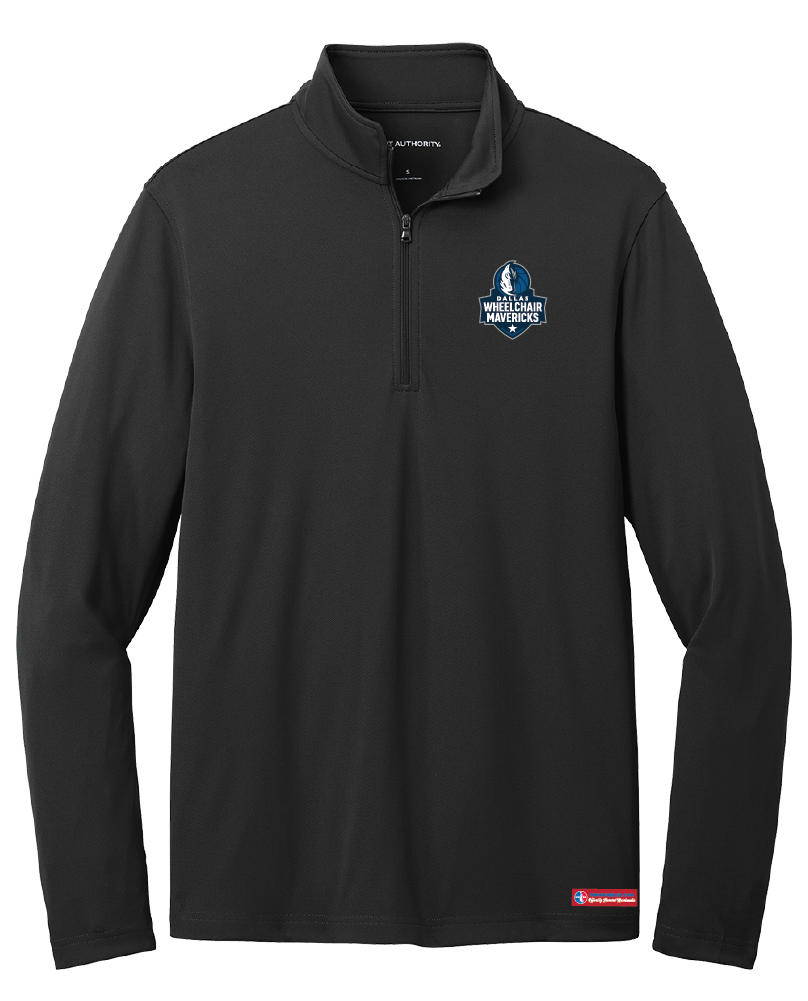 NWBA Officially Licensed - Dallas Wheelchair Mavericks - Men's Performance 1/4 ZIP