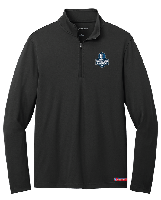 NWBA Officially Licensed - Dallas Wheelchair Mavericks - Men's Performance 1/4 ZIP