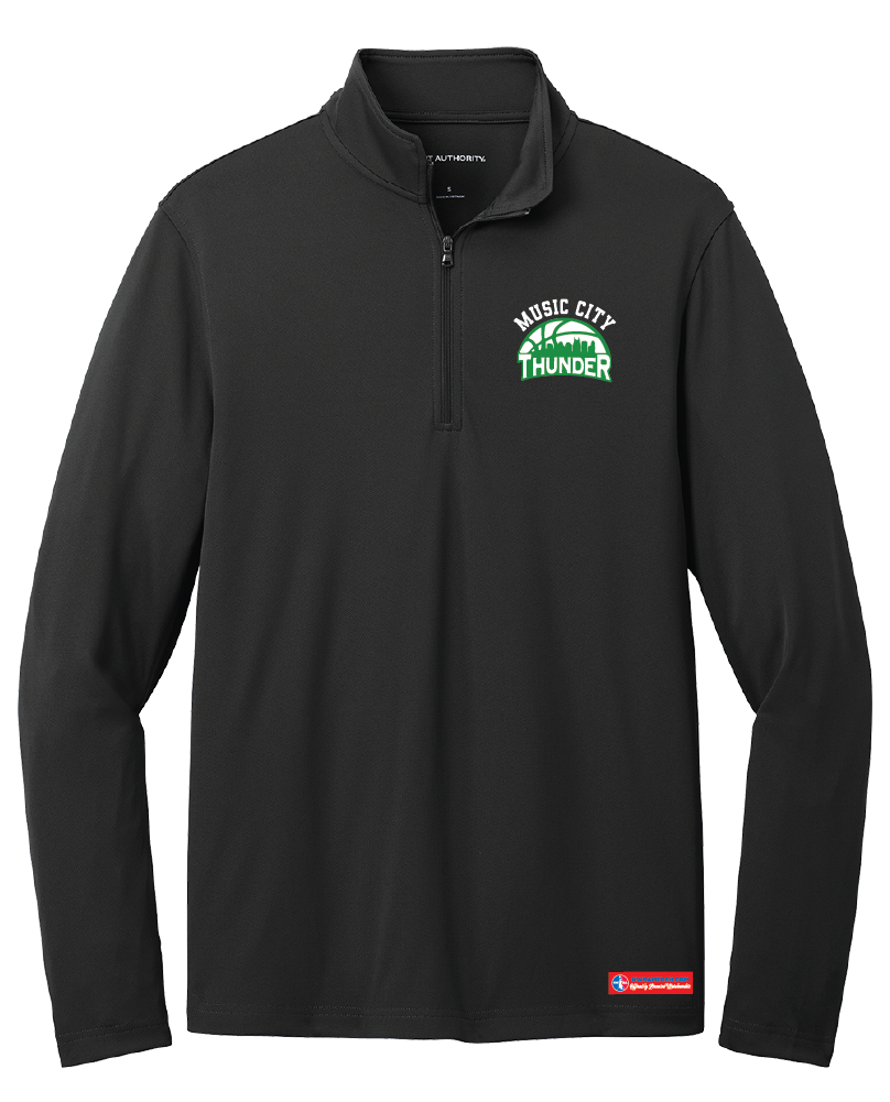 NWBA Officially Licensed - Music City Thunder - Men's Performance 1/4 ZIP