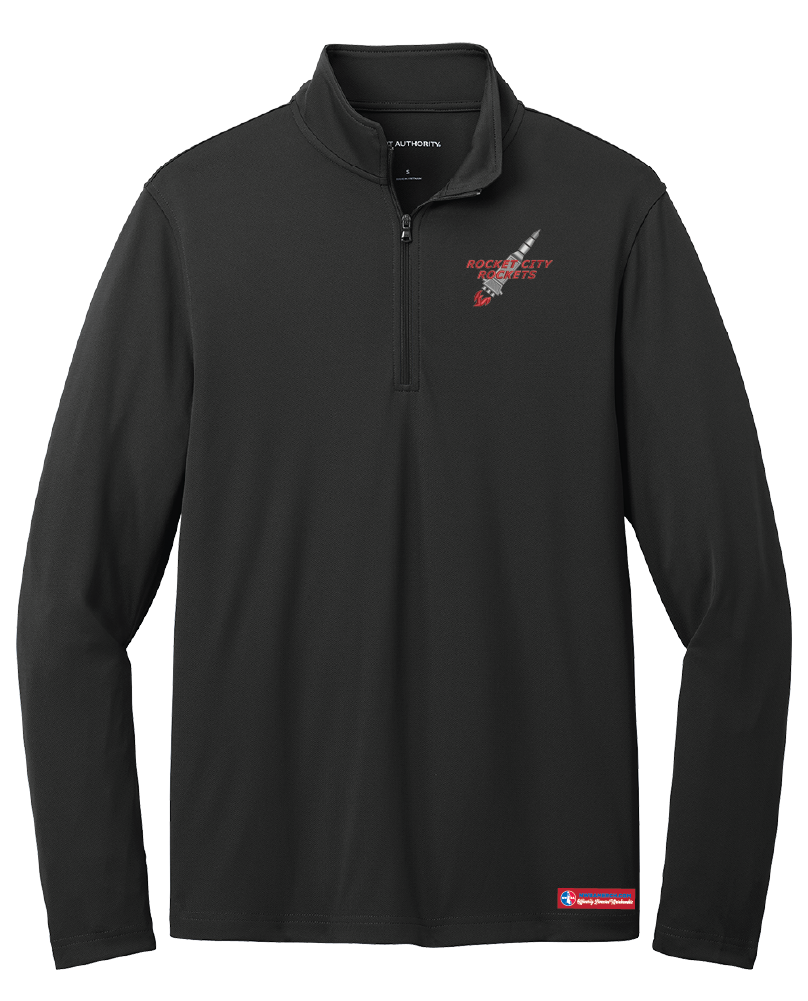 NWBA Officially Licensed - Rocket City Rockets - Men's Performance 1/4 ZIP