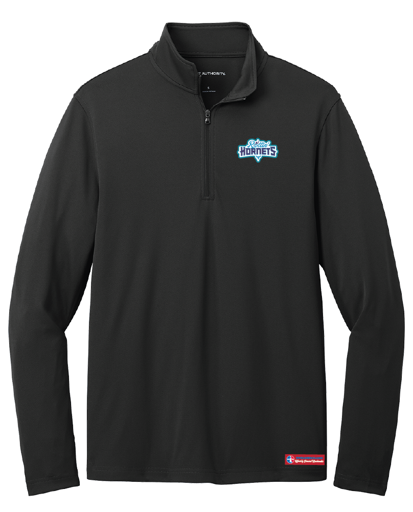NWBA Officially Licensed - Rollin' Hornets - Men's Performance 1/4 ZIP
