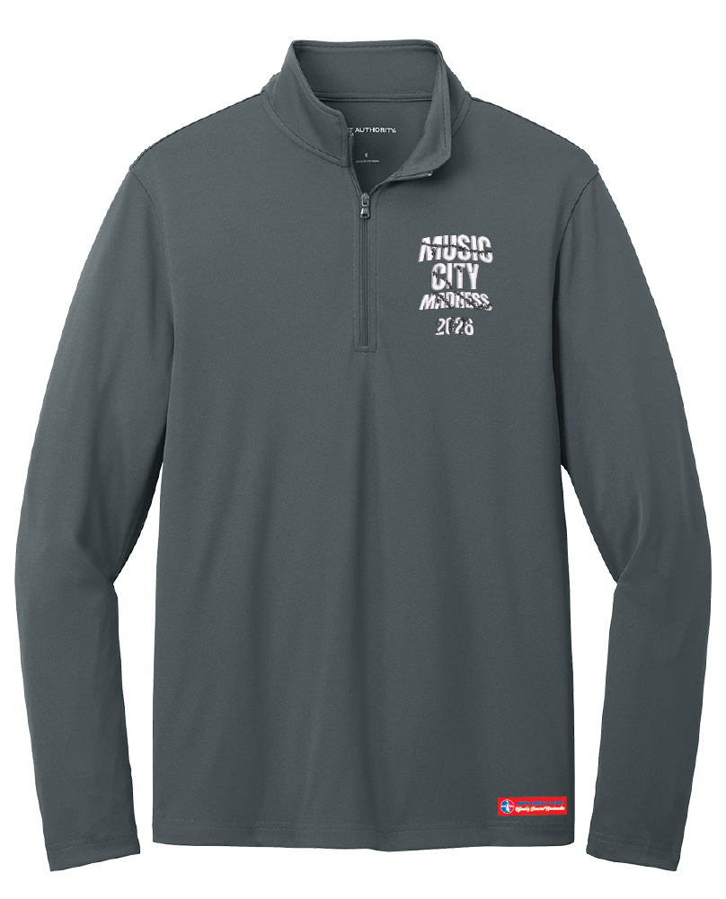 NWBA Officially Licensed - 2026 Music City Thunder - Men's Performance 1/4 ZIP