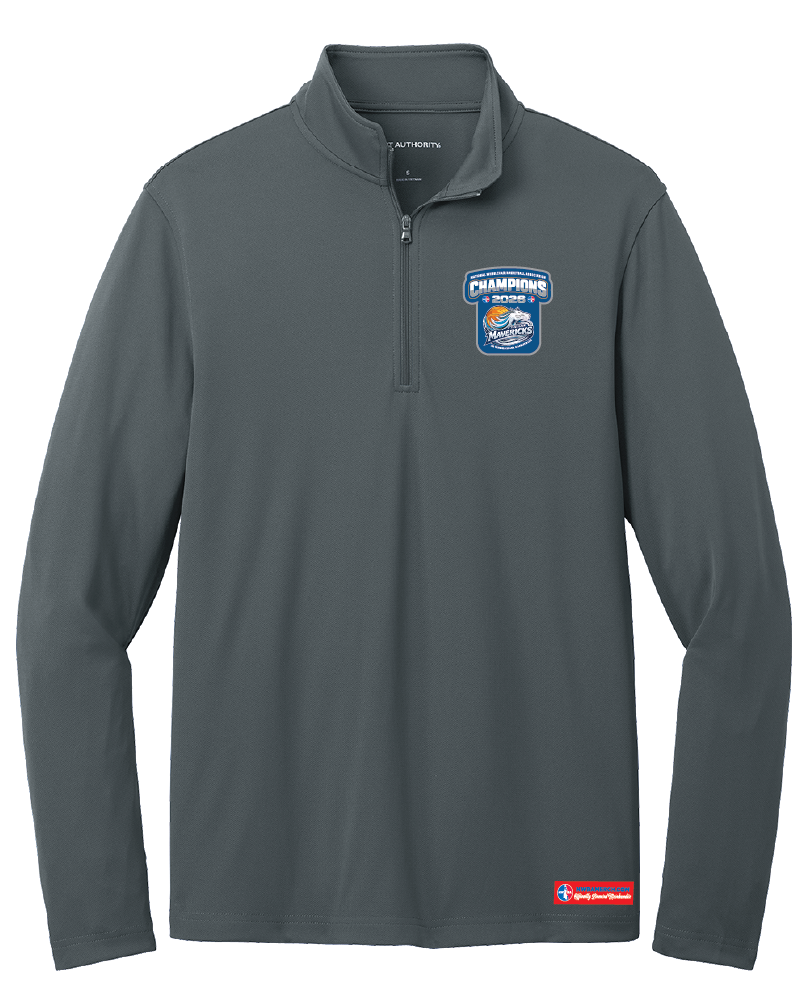 NWBA Officially Licensed – Dallas Jr Wheelchair Mavericks – 2026 National Champions – Men’s Performance 1/4 Zip