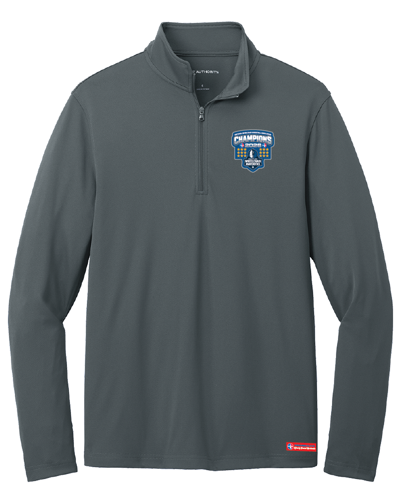 NWBA Officially Licensed – Dallas Wheelchair Mavericks – 2026 National Champions – Men’s Performance 1/4 Zip