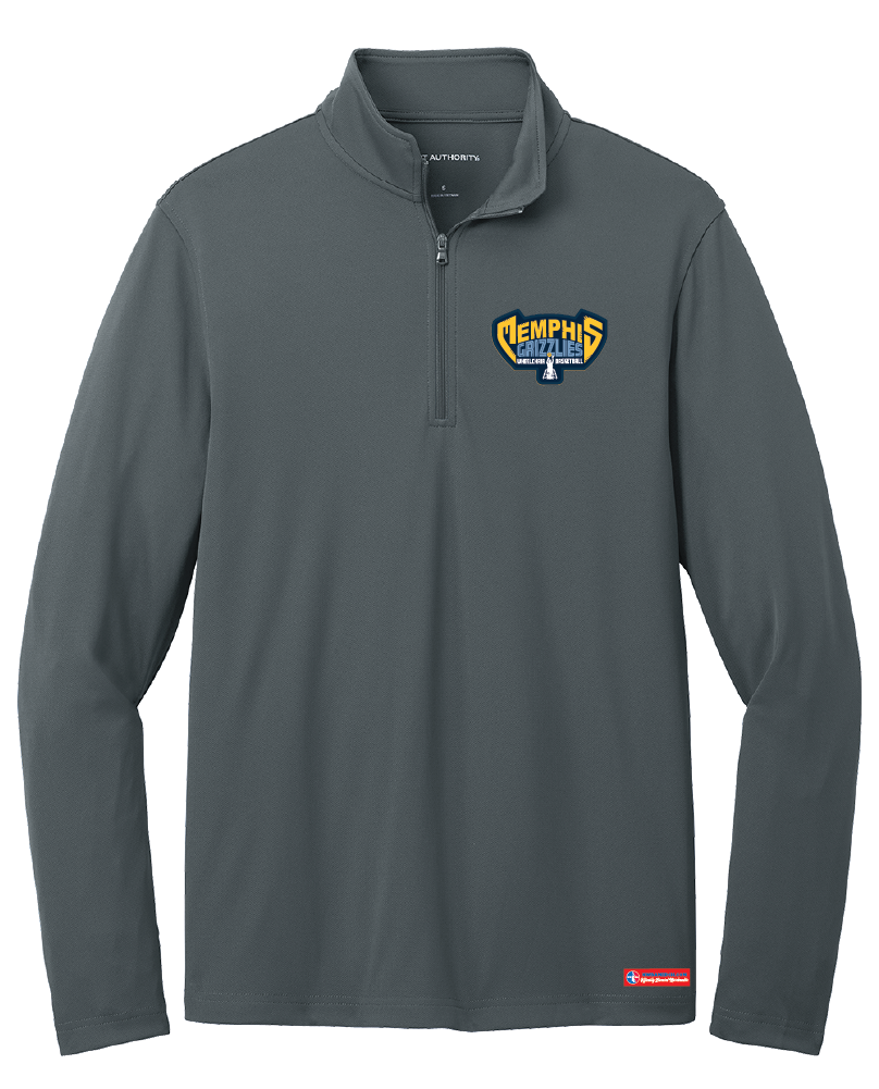 NWBA Officially Licensed - Memphis Rollin' Grizzlies - Men's Performance 1/4 ZIP