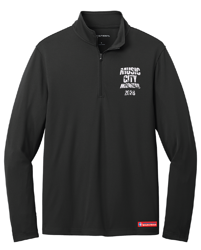 NWBA Officially Licensed - 2026 Music City Thunder - Men's Performance 1/4 ZIP