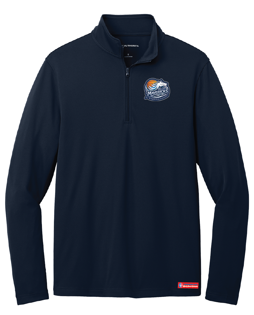 NWBA Officially Licensed - Dallas Jr Wheelchair Mavericks - Men's Performance 1/4 ZIP