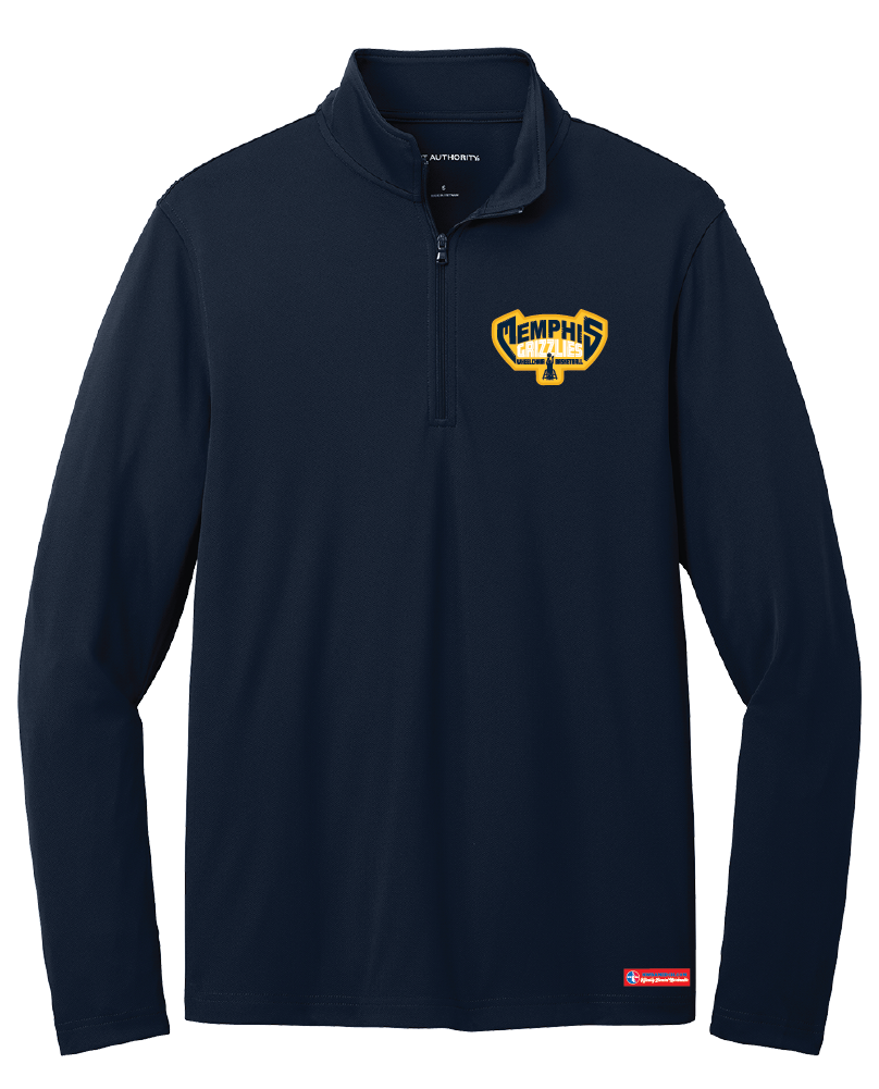NWBA Officially Licensed - Memphis Rollin' Grizzlies - Men's Performance 1/4 ZIP