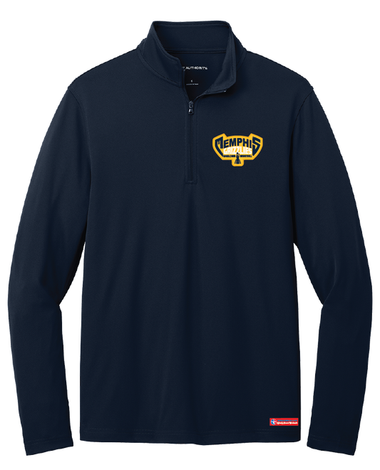 NWBA Officially Licensed - Memphis Rollin' Grizzlies - Men's Performance 1/4 ZIP