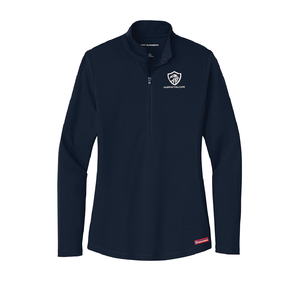 NWBA Officially Licensed - Fairfax Falcons - Women's Performance 1/4 Zip