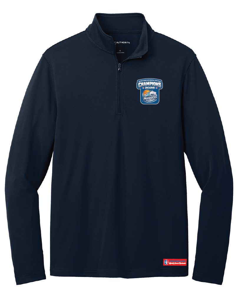 NWBA Officially Licensed – Dallas Jr Wheelchair Mavericks – 2026 National Champions – Men’s Performance 1/4 Zip