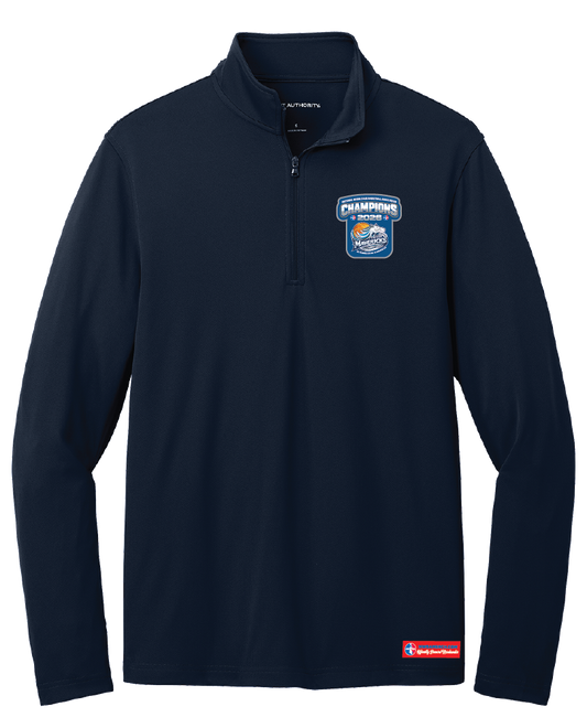NWBA Officially Licensed – Dallas Jr Wheelchair Mavericks – 2026 National Champions – Men’s Performance 1/4 Zip