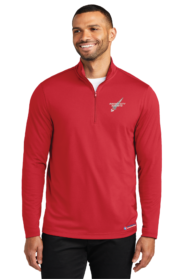 NWBA Officially Licensed - Rocket City Rockets - Men's Performance 1/4 ZIP