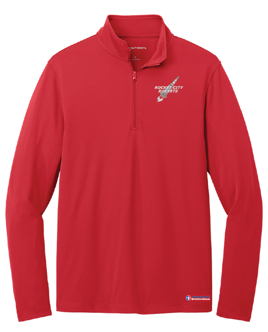 NWBA Officially Licensed - Rocket City Rockets - Men's Performance 1/4 ZIP