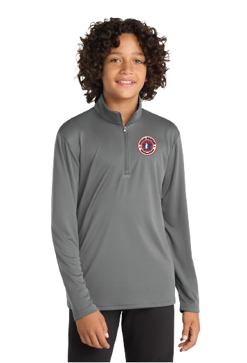 NWBA Officially Licensed - Dallas Military Wheelchair Mavericks - Youth Performance 1/4 ZIP