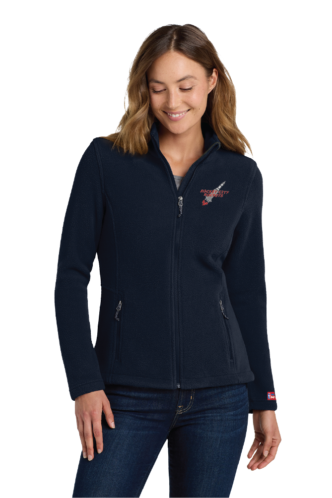 NWBA Officially Licensed - Rocket City Rockets -  Women's Microfleece Jacket