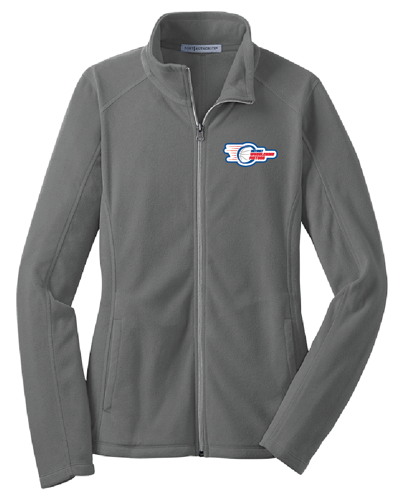 NWBA Officially Licensed - Detroit Wheelchair Pistons - Women's Microfleece Jacket