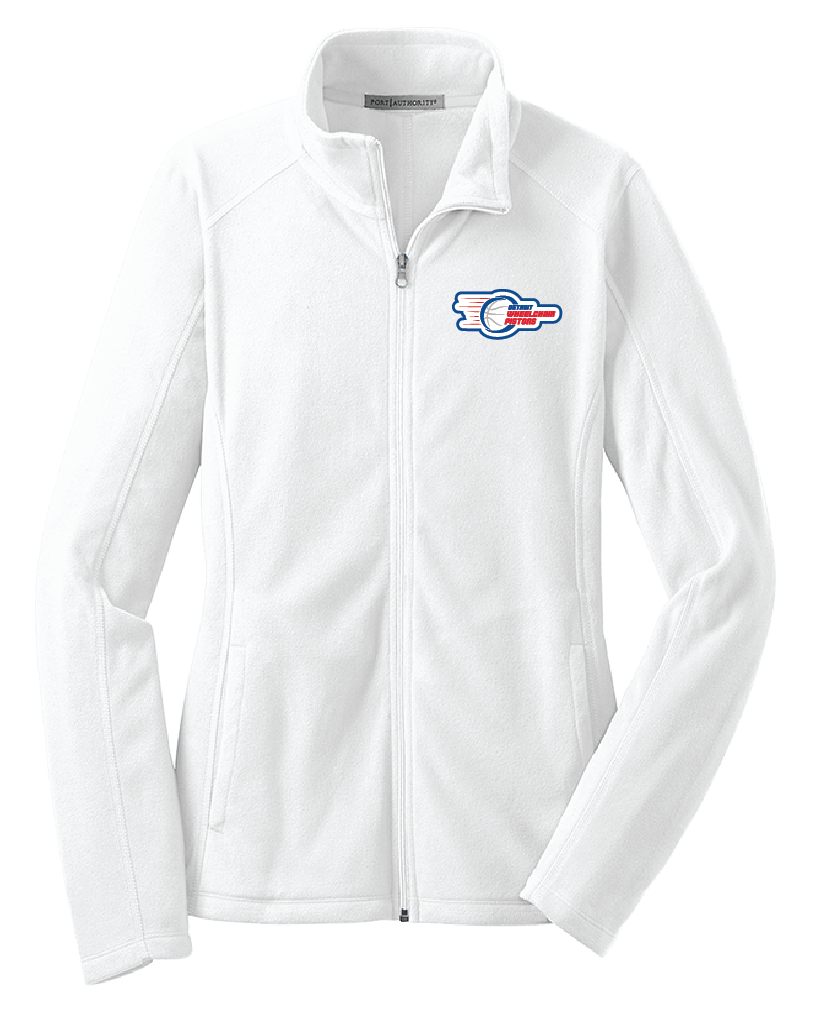 NWBA Officially Licensed - Detroit Wheelchair Pistons - Women's Microfleece Jacket