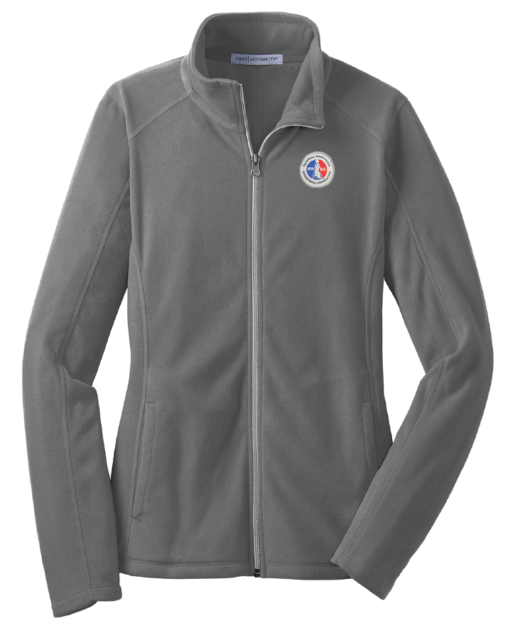 NWBA Officially Licensed - Woven Applique NWBA Logo Women's Microfleece Jacket