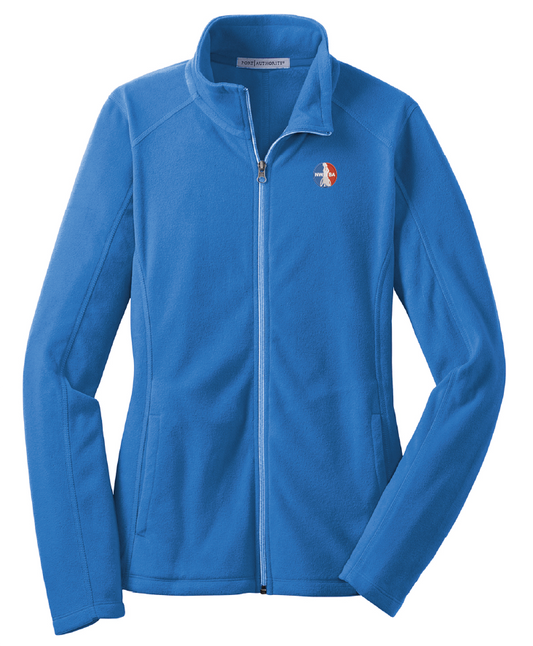 NWBA Officially Licensed - Embroidered Medallion Women's Microfleece Jacket
