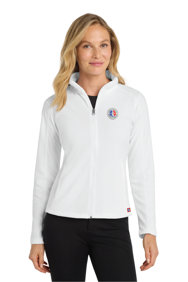 NWBA Officially Licensed - Woven Applique NWBA Logo Women's Microfleece Jacket