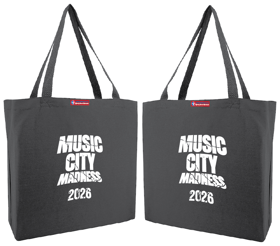 NWBA Officially Licensed - 2026 Music City Madness- Canvas Tote