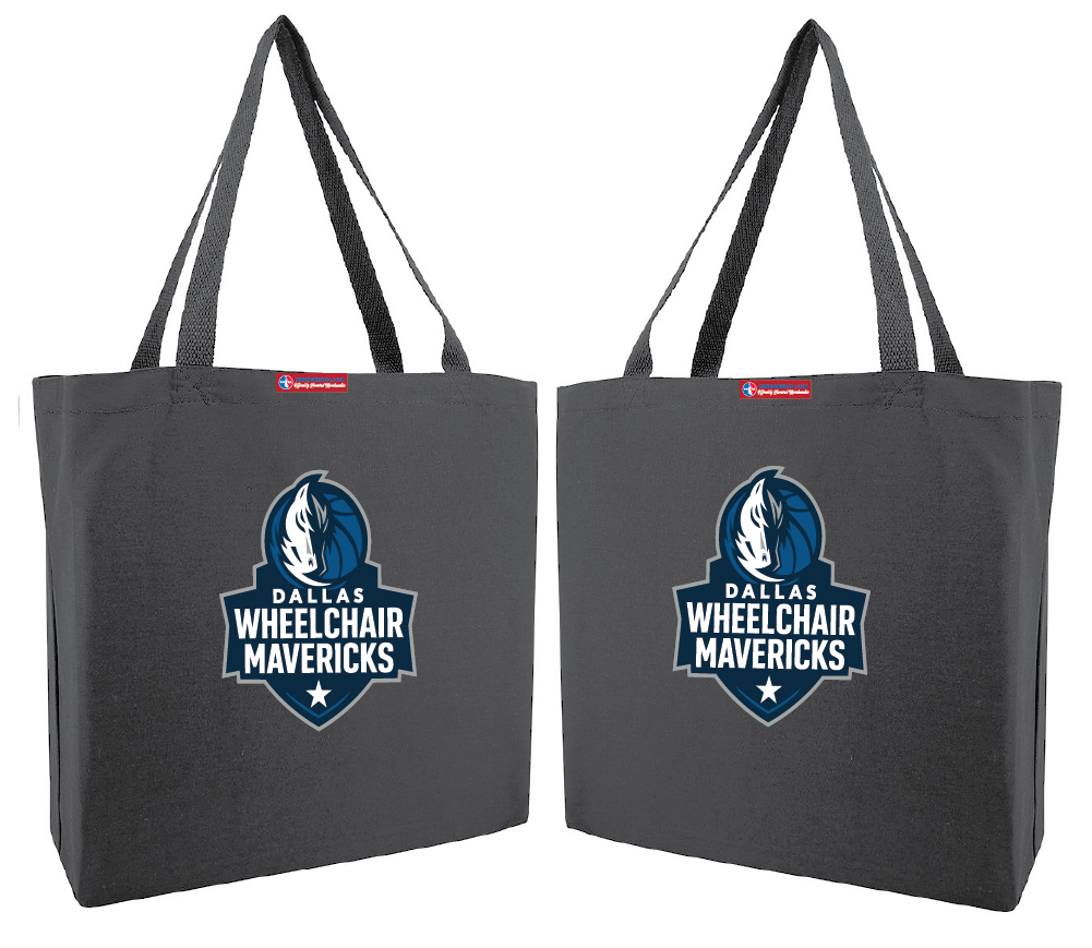 NWBA Officially Licensed - Dallas Wheelchair Mavericks -  Canvas Tote