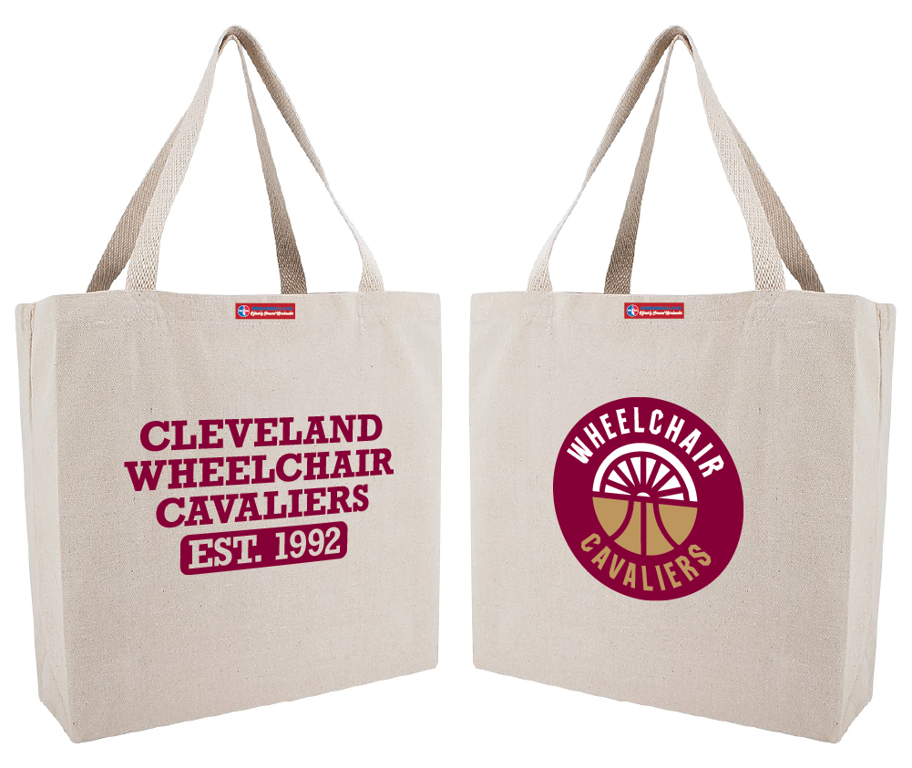 NWBA Officially Licensed - Cleveland Wheelchair Cavaliers - Canvas Tote