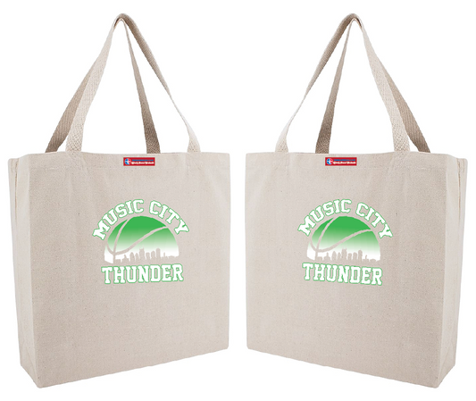 NWBA Officially Licensed - Music City Thunder - Canvas Tote