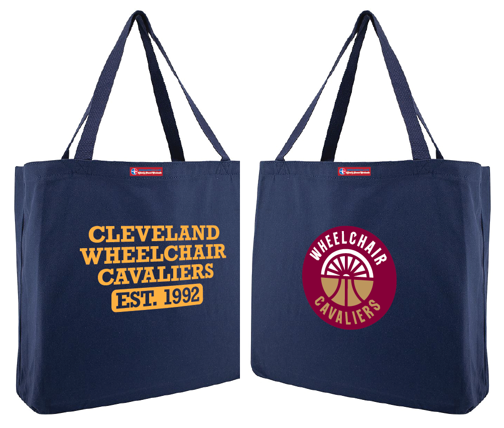 NWBA Officially Licensed - Cleveland Wheelchair Cavaliers - Canvas Tote