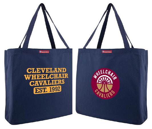 NWBA Officially Licensed - Cleveland Wheelchair Cavaliers - Canvas Tote