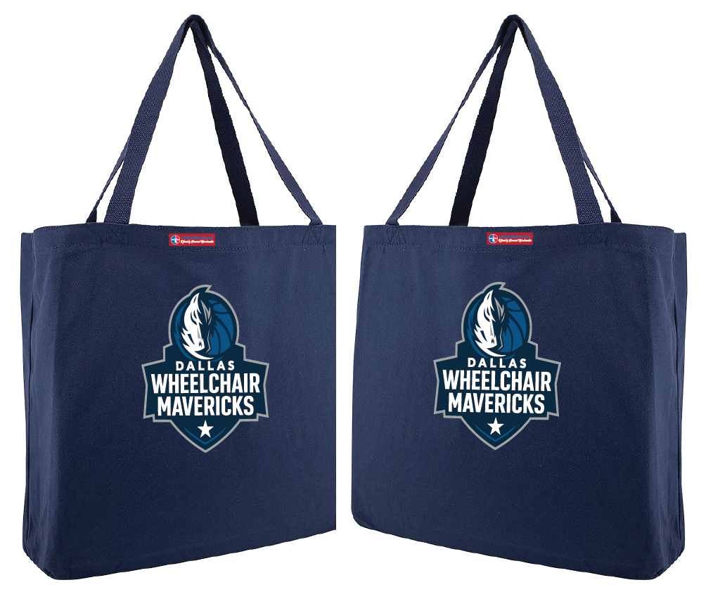 NWBA Officially Licensed - Dallas Wheelchair Mavericks -  Canvas Tote