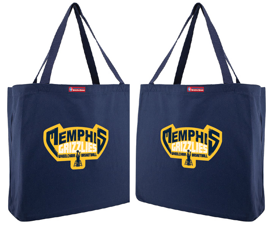 NWBA Officially Licensed - Memphis Rollin' Grizzlies -  Canvas Tote