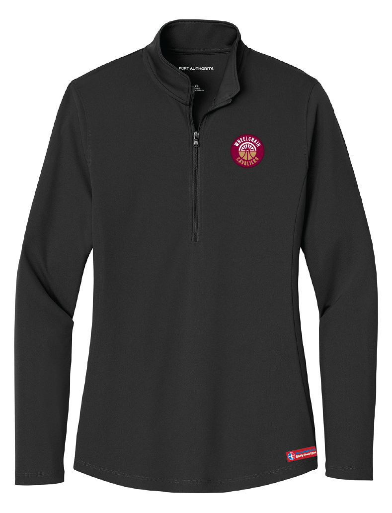 NWBA Officially Licensed - Cleveland Wheelchair Cavaliers - Women's Performance 1/4 ZIP