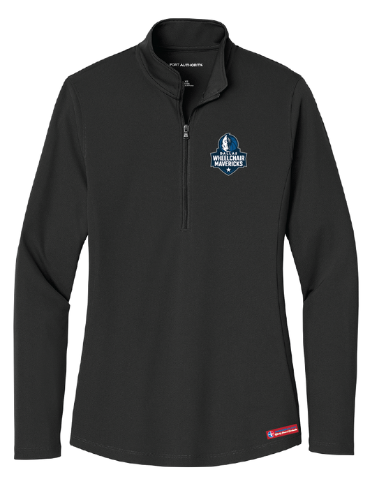 NWBA Officially Licensed - Dallas Wheelchair Mavericks - Women's Performance 1/4 ZIP
