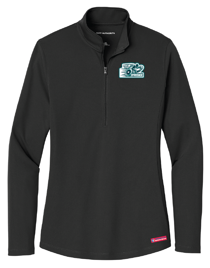 NWBA Officially Licensed - Port City Spokesmen - Women's Performance 1/4 Zip