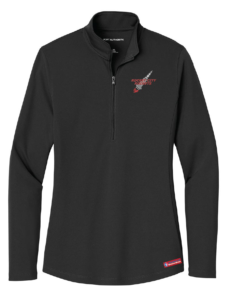 NWBA Officially Licensed - Rocket City Rockets - Women's Performance 1/4 ZIP