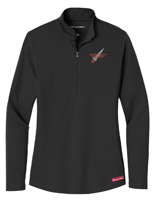 NWBA Officially Licensed - Rocket City Rockets - Women's Performance 1/4 ZIP