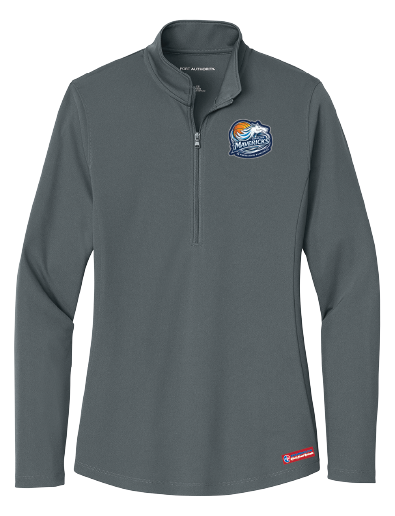 NWBA Officially Licensed - Dallas Jr Wheelchair Mavericks - Women's Performance 1/4 ZIP