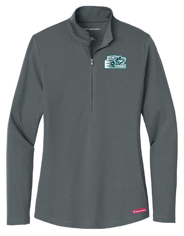 NWBA Officially Licensed - Port City Spokesmen - Women's Performance 1/4 Zip